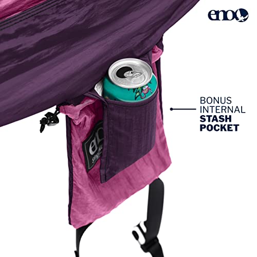 ENO, Eagles Nest Outfitters SingleNest Lightweight Camping Hammock - color: Berry | Plum