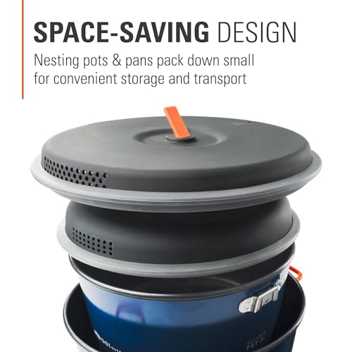 GSI Outdoors Bugaboo Base Camper, High-Efficiency Cookset – Ceramic Non-Stick Coated - size: Large