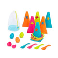 B. toys – Outdoor Games Galore Combo – Ring Toss & Egg-and-Spoon Game Set for Backyard Fun, Party Activities & Family Entertainment – Includes Easy-to-Grip Rings & Spoons – Kids Outdoor Toys 3+ Years - style: Ring Toss & Egg-Spoon Game