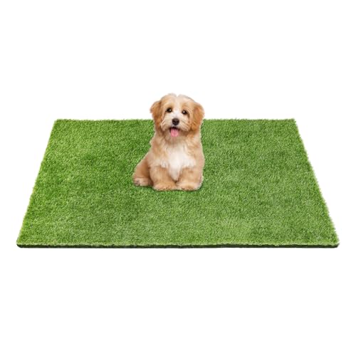 36" x 24" Fake Grass Mat for Dogs, Premium Washable Artificial Turf Grass Rug for Patio Lawn Balcony Door Dog Pet Pee Potty Training - size: 36" x 24"