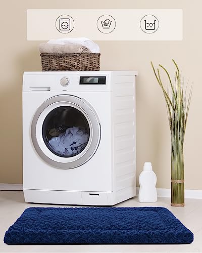 Washable Dog Bed Mat Dog Crate Pad Soft Fluffy Pet Kennel Beds Dog Sleeping Mattress for Large Jumbo Medium Small Dogs, 29 x 18 Inch, Blue - color: Blue, size: 29.00" x 18.00" x 1.50"