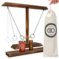 Ring Toss Game for Adults, Hook and Ring Game with Exclusive Carrying case & Unique Stainless Mini Cup, Super Easy to Assemble, XL Size(15.7" X 13"), Outdoor, Family