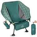 ATEPA UFO3.0 Ultralight Backpacking Chair, 330 lbs Heavy-Duty Aerospace Aluminum Folding Camp Chair with Hexagon Ergonomic Seat Anti-Sink Feet, Compact Portable Outdoor Gear for Hiking Fishing, Green - color: Green Pro- 1 Pack