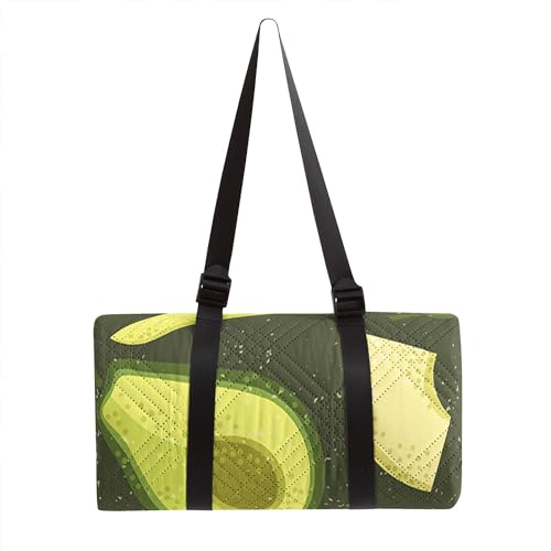 Outdoor Picnic Blanket,Portable Sandproof Waterproof Picnic Mat,Avocado Printed Camping Beach Mat for Sand and Wet Grass Hiking (Avocado S) - color: Avocado, size: Standard - 59"x78"