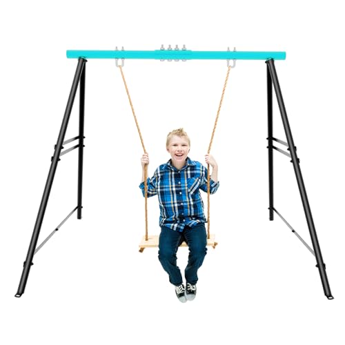 Swing Stand Frame, Heavy Duty 550lbs Capacity Hammock Stand for Backyard, Patio, Garden(Swing NOT Included) - color: Green