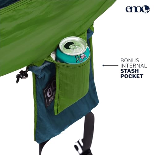 ENO, Eagles Nest Outfitters SingleNest Lightweight Camping Hammock - color: Marine Cedar