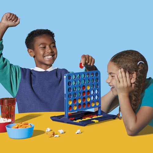 Official Hasbro Games Connect 4 Game (2025 Edition) | All-in-1 Storage, Carrying Case, Score Tracker | Ages 6+ | 2 Players | Family Games for Kids