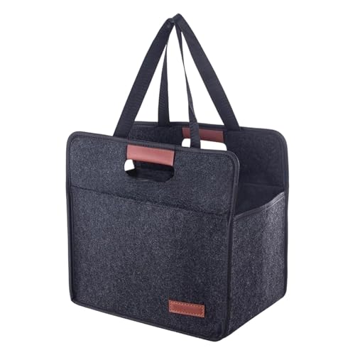 Foldable Drink Carrier Tote Bag with Leak Resistant Compartments, Multi Cup Beverage Organizer with Handle, Insulated Divider for Coffee, Takeout, Car Travel, Picnic, Grocery Transport (6 Cups) - color: 6 Cups