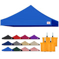 Tradesparker 10x10 Commercial Pop Up Canopy Replacement Top-Windproof D-Rings+Banner Grommets+Loop Pile Wall System,Ez Canopy Cover ONLY-Frame/Side Walls NOT Included(Blue) - color: Blue, size: 10x10