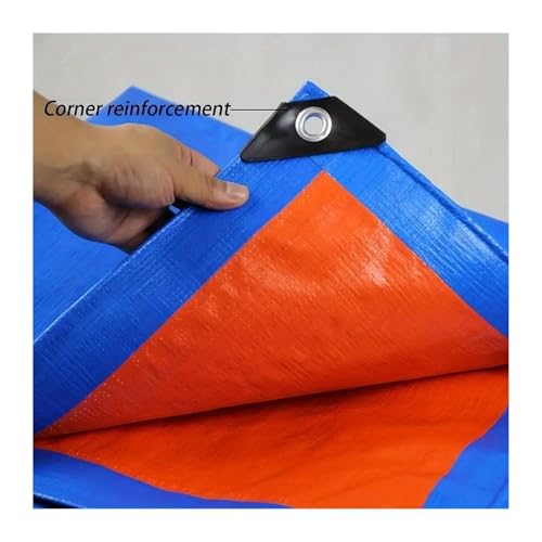 Waterproof Tarp Tarpaulin Awning Durable Rectangle Sun Shade Patio Sunrays Block Rain Cover Camping Outdoor(2.85x2.85 m)