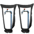 Gardzen 2 Pack XXL Outdoor Faucet Cover for Winter Freeze Protection, Pipe Covers for Winter, Long Faucet Socks 15" W x 28" H - size: 2-Pack 15" W x 28" H