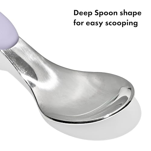 OXO Tot On-The-Go Fork and Spoon Set - Lilac - color: Lilac