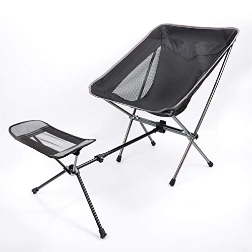 Portable Camping Chair Foot Rest Lightweight Heavy Duty Folding Outdoor Picnic Beach Travel Fishing Backpacking,Durable 600D Thicken Oxford Cloth,Sturdy Aluminum Alloy Frame,with Carry Bag - color: Footrest