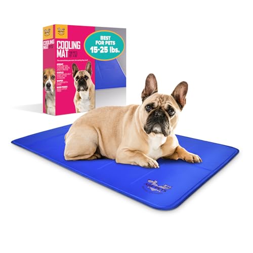 Arf Pets Cooling Mat for Dogs - Gel Self-Cooling Pad for Beds, Kennels & Crates | Durable, Non-Toxic, Pressure-Activated Relief | No Water, Electricity, Batteries or Refrigeration Needed, 20" x 30" - size: 20 x 30
