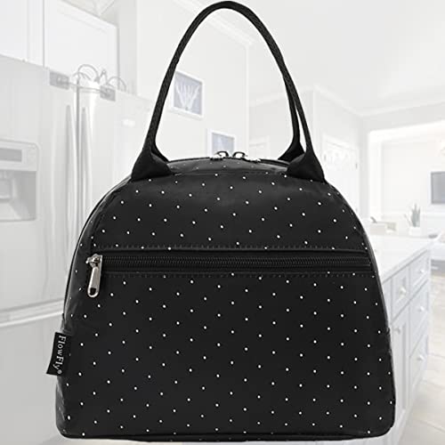 FlowFly Insulated Lunch Cooler Bag - Tote Bag Organizer for Women/Men, Dot - color: Dot