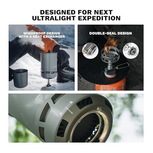 Fire-Maple Petrel Quickboil Pro Ultralight Cooking System – Compact & Fast-Boiling Backpacking Stove Pot Set, Ideal for Hiking, Solo Camping, Travelling, Hunting Trips | Petrel Quickboil Pro System - size: Petrel Quickboil Pro System