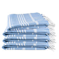 Cotton Turkish Beach Towel with Towels Oversized 36"x72" Pool Absorbent Extra Large Quick Dry Sand Travel Towel (Azure Bliss, 4 Pack) - color: Azure Bliss, size: 4 Pack