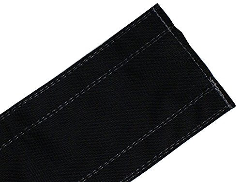 Safcord Carpet Cord Cover - 4” Inch Wide - 12’ Feet Long - Black - Floor Cord Cover - Durable Cordura Nylon - Carpet Cable Cover - Cord Hider - Cable Protectorotector - color: Black, size: 4” Inch Wide – 12’ Feet Long