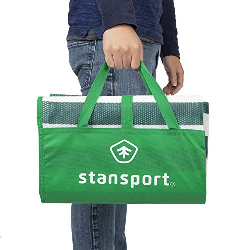 Stansport Tatami Straw Ground Mat 60" L x 78" W - color: Green