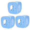Mipcase 3pcs Portable Pet Tent Outdoor Cat Dog House Weatherproof Pop-up Shelter for Pets - color: Bluex3pcs