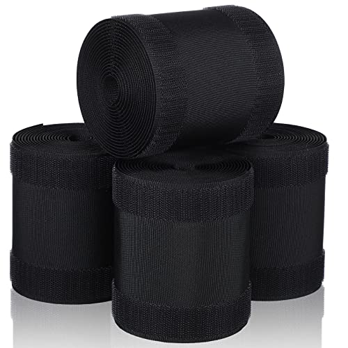 WILLBOND Carpet Cord Cover Cable Grip Floor Cover Cable Protector Management Only for Commercial Office Carpet(Black,39.37 ft) - color: Black, size: 39.37 Ft