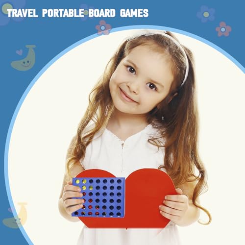Pedolini 4 in a Row Connect Game Travel Board Game (Small) Mini 7x4.8 Inch - size: Small