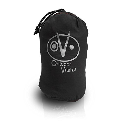Outdoor Vitals Ultralight Hammock Under 1 lb with Suspension Included, Whoopie Sling Suspension, Tree Straps and Carry Bag - size: Full