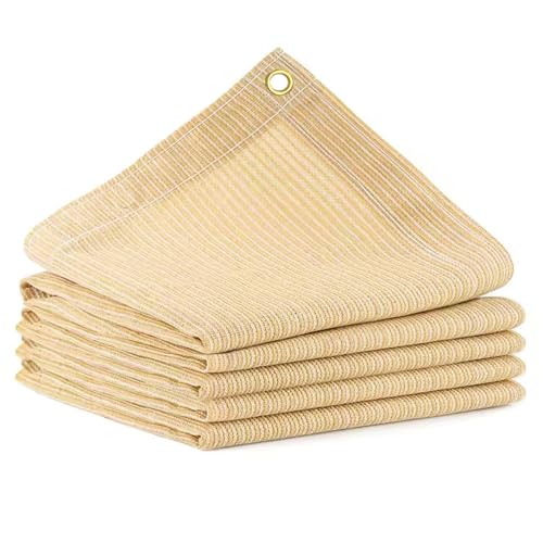 90% Shade Cloth for Patio, 6X6 FT Pergola Shade Cover, Breathable Sun Shade Fabric for Beach, Deck, Porch, Gazebo, Carport, Outdoor Sunshade Screen for Garden, Balcony, Pool. - size: 6x6Ft