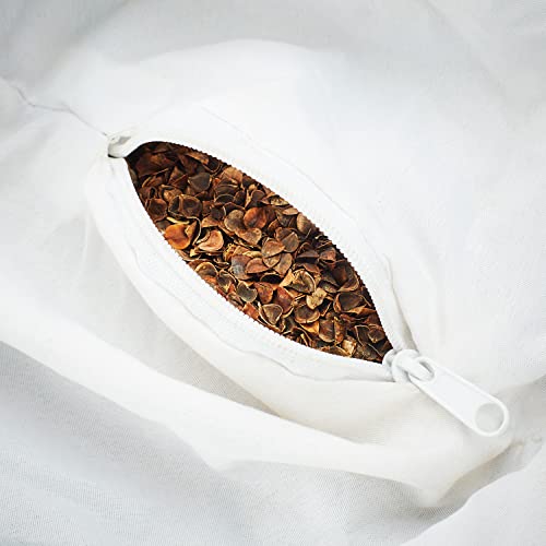 Retrospec Sedona Zafu Meditation Cushion Filled w/Buckwheat Hulls - Yoga Pillow for Meditation Practices - Machine Washable 100% Cotton Cover & Durable Carry Handle Round & Crescent, 1 Ct (Pack of 1) - color: Mulberry, size: 1 Count (Pack of 1)