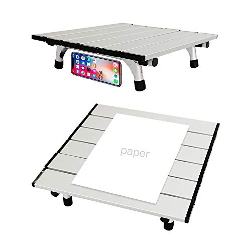 Small Camping Tables That Fold Up Lightweight Aluminium, Beach Tables for Sand Foldable, Camp Tables Portable Foldable, Portable Picnic Table for Outdoor, Camping, Picnic, Hiking, Backpacking