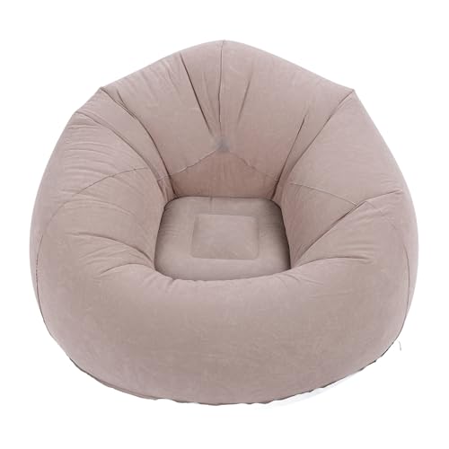 XUMIUZIY Inflatable Lounge Chair, Inflatable Lazy Sofa, Folds Compactly, 80kg Weight Capacity, Portable Inflatable Chair for Living Room, Bedroom, Dorm Room, 75x75x45cm