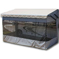 ShadePro Villa RV Awning Screen Room - Add Space Under Your RV Awning - Camper Screen Room for RV Patio or Porch Enclosure - Size 20 Feet - size: 20'