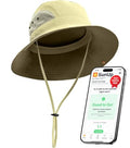 GearTOP Wide Brim Sun Hat for Men & Women, UPF 50+ Fishing Hat with Detachable Neck Flap & Face Cover Gardening Boonie Sunhat - color: Beige Floater