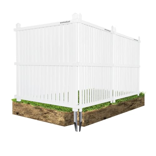 Air Conditioner Fence 3 Panels, 36" W x 45" H Outdoor Trash Can Fence, Easy Assembly Decorative Privacy Screen for AC Units & Pool Equipment - size: 36"W X 45"H-3 Panels Vertical