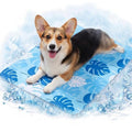 Drydiet Pet Cooling Mat for Small & Medium Dogs and Cats, 25.6"x19.7" Rectangle Gel Pet Pad, No Water, Washable, Indoor/Outdoor Use