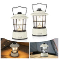 Consciot CL1 Mini Dual Light Sources LED Lantern, Retro Style Battery Powered Lamp, Dimmable Warm White and Daylight Modes, Up to 200H Run Time, Portable Atmosphere Lights for Indoor & Outdoor Use - size: 2 Pack