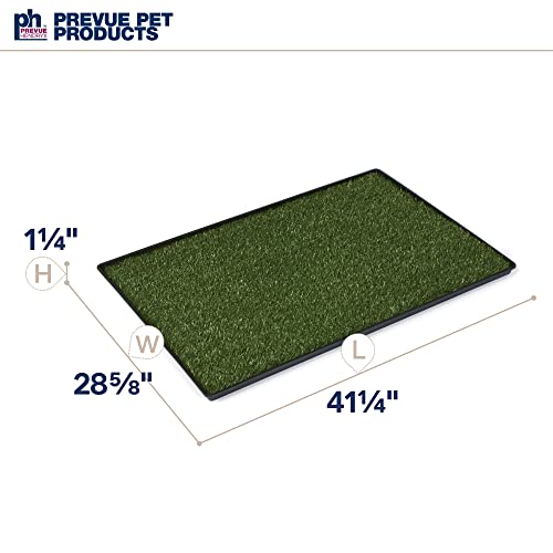 Prevue Pet Products Tinkle Turf Indoor Portable Pee Turf Patch for Dogs - Realistic Grass Potty Pad, Washable Artificial Grass Mat with Draining Tray, for Indoor or Outdoor Use - Large Dogs - size: Large