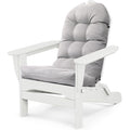 Adirondack Chair Cushion, Thick Indoor/Outdoor Rocking Chair Cushion with High Elasticity PP Cotton, Fade-Resistant, 44'x19'x4 - color: Grey