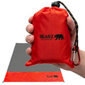 Pocket Blanket - Beach Blanket Waterproof Sandproof, Picnic Blankets Waterproof Foldable, Lightweight & Compact for Hiking, Camping, Travel, Festival Accessories - color: Cherry Red