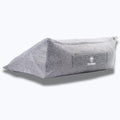 Meditation Cushion – Ergonomic Zafu Pillow for Yoga and Mindfulness – Washable Cover, Natural Buckwheat Fill, Premium Fabric (Cotton Blend/Polyester Variant) (Charcoal Grey, Medium) - color: Charcoal Gray