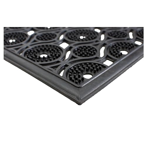 Calloway Mills 103621830 Nobe Rubber Doormat 18" x 30" - color: Nobe, size: 1'6" x 2'6" (Rectangular)