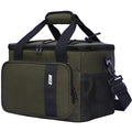 MIER Mens Lunchbox for Work Insulated 24 Cans/15L Large Lunch Bags Leakproof Adult Women Lunch Box Coolers for Travel Beach Picnic Office, Dark Green - color: Green