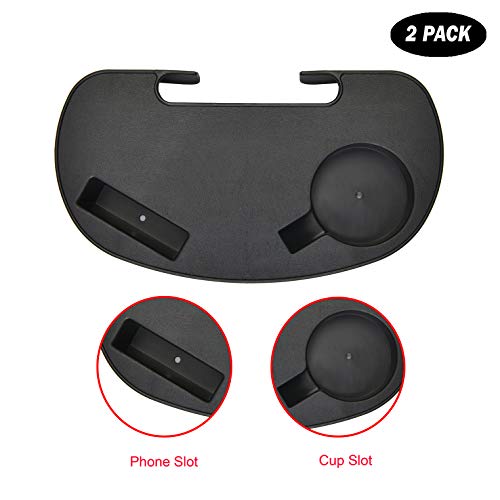 C-CHAIN Universal Zero Gravity Chair Tray, Cup Holder Tray for Fold Lounge Chair, Cup Holder with Water Cup Slot and Cellphone Slot (Small, 2 pcs) - color: Small, size: 2 pcs