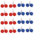 16 Pack Ladder Balls Toss Replacement Set - Ladder Ball for Toss Match(‎Red Blue)