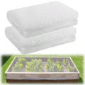2 Pack 6.5x10ft Garden Netting - Ultra Fine Mesh Plant Covers to Keep Small Animals Pest Out, Bird Barrier Screen for Protecting Vegetables Fruits Flowers Raised Beds (Without Support Pole) - size: 6.5 x 10 ft (2 pack)