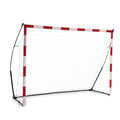 QUICKPLAY Portable Official Handball Goal 3x2m – with Weighted Base & Rubber Feet Based on KICKSTER Technology – Quick Setup for Indoor Training – Includes Carry Bag - style: 2.4 x 1.7M
