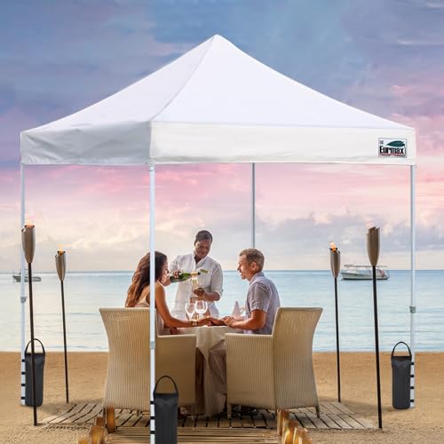 Eurmax USA 125LBS 4-Pack Universal Canopy Weights, Secure Wind Protection to Prevent Tipping, Easy Wrap-Around Installation Heavy Duty Sandbags (Without Sand), Fits All Instant Shelter Legs,Black - color: Black, size: Single Pocket