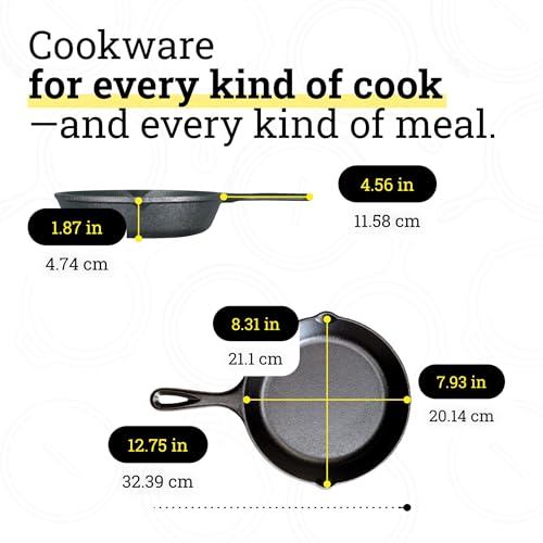 Lodge FBA_ Cast Iron, 8-Inch - size: 8 Inch (1 Count)
