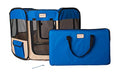 Armarkat Model PP001B-M Portable Pet Playpen in Blue and Beige Combo, Medium - size: Medium