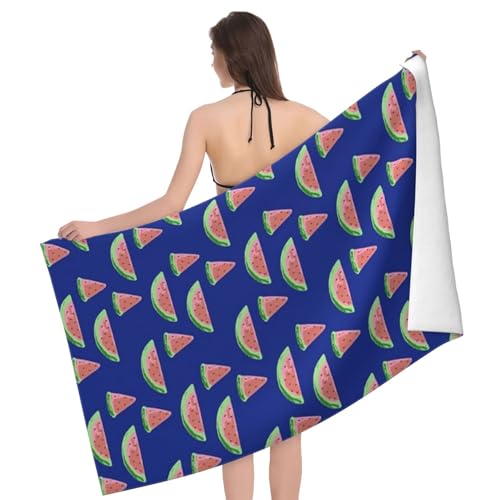 Cute Watermelon Beach Towel for Women/Adults, Personalized Microfiber Beach Towels Bulk, Quick Dry Beach Towel for Pool, Lightweight Bath Towels Oversized Clearance 30"x 60" - color: Watermelon1, size: 30"x 60"